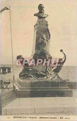 Cartes postales Royan (Cote d'Argent) Monument Gernier