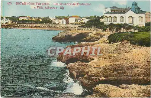 Ansichtskarte AK Royan (Cote d'Argent) Les Rochers de Pontaillac Villa Albatros