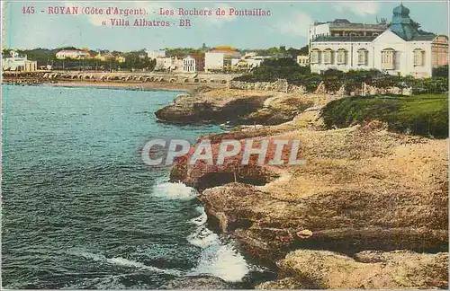Cartes postales Royan (Cote d'Argent) Les Rochers de Pontaillac Villa Albatros