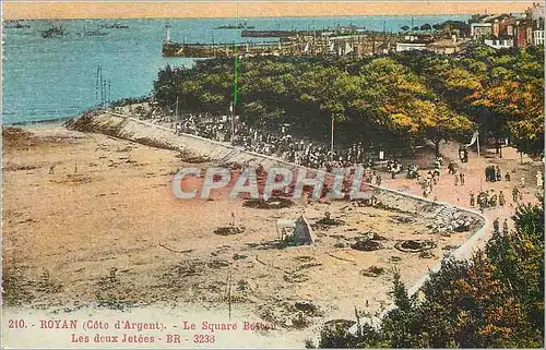 Ansichtskarte AK Royan (Cote d'Argent) Le Square Les Deux Jetees