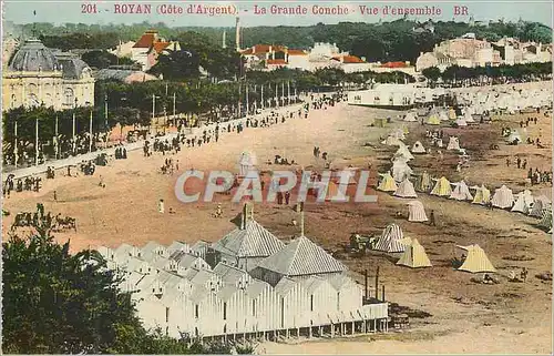 Cartes postales Royan (Cote d'Argent) La Grande Conche Vue Generale