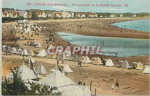 Cartes postales Royan (Cote d'Argent) Vue Generale de la Grande Conche