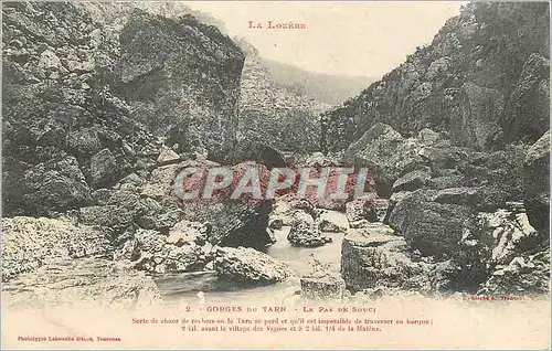 Cartes postales Gorges du Tarn La Lozere Le Pas de Souci