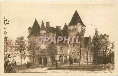 Ansichtskarte AK Castelnaud Chateau des Milandes La Dordogne Pittoresque Vue Generale