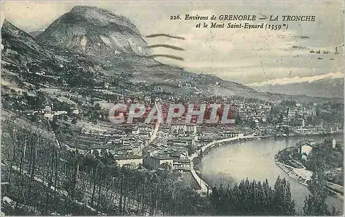 Cartes postales Environs de Grenoble La Tronche et le Mont Saint Eynard