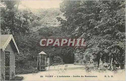 Cartes postales Vichy L'Ardoisiere Jardin du Restaurant
