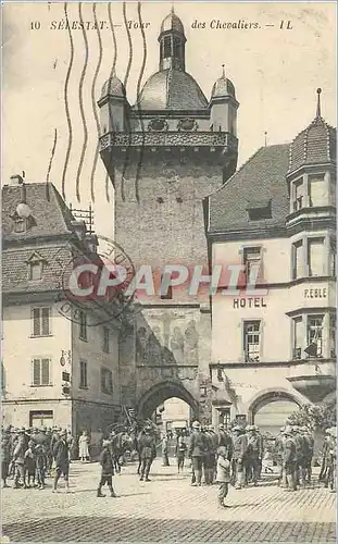Cartes postales Selestat Tour des Chevaliers Militaria TOP