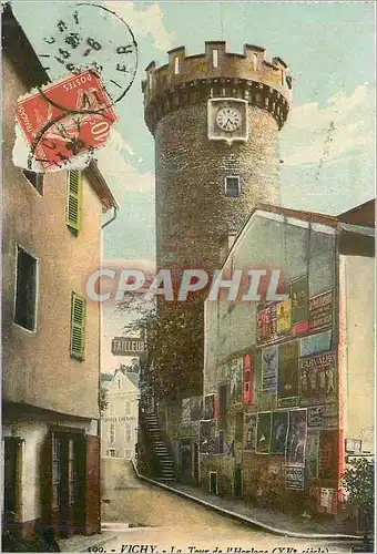 Cartes postales Vichy La Tour de l'Horloge