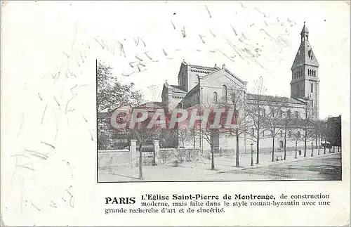 Cartes postales Paris L'Eglise Saint Pierre de Montrouge