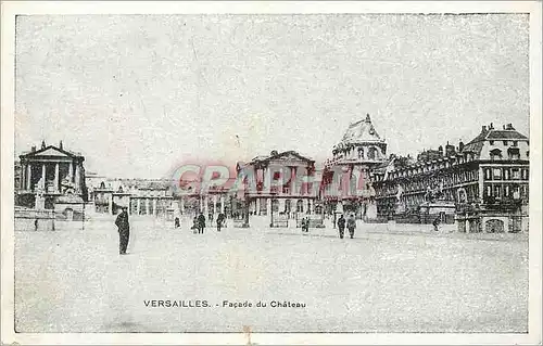 Cartes postales Versailles Facade du Chateau
