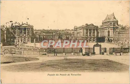 Ansichtskarte AK Facade du Palais de Versailles