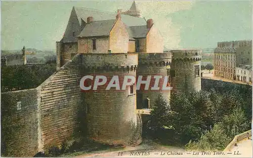 Cartes postales Nantes Le Chateau Les Trois Tours