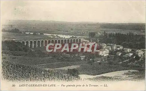 Cartes postales Saint Germain en Laye Vue Generale prise de la Terrasse