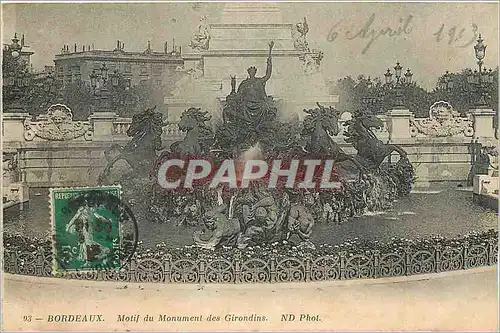 Cartes postales Bordeaux Motif du Monument des Girondes