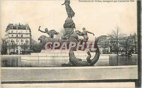 Cartes postales Monument de Dalou Inaugure par Carnot en 1900 Paris
