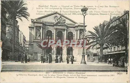 Ansichtskarte AK Toulon Theatre Municipal