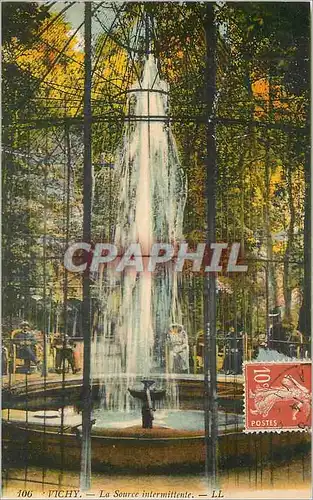 Cartes postales Vichy La Source Intermittente