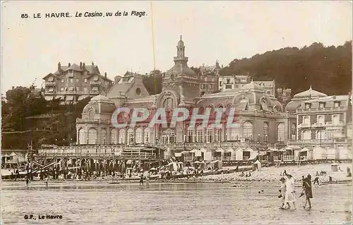 Cartes postales Le Havre Casino vu de la Plage