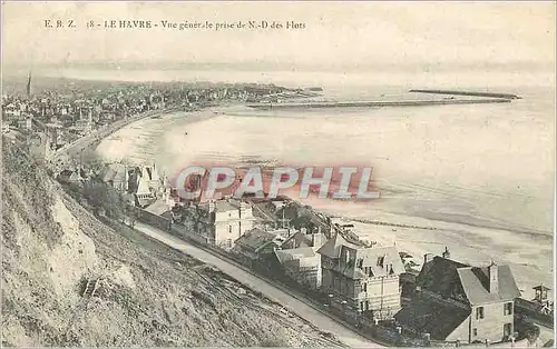 Cartes postales Le Havre Vue Generale prise de N D des Flots