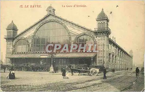 Cartes postales Le Havre La Gare d'Arrivee