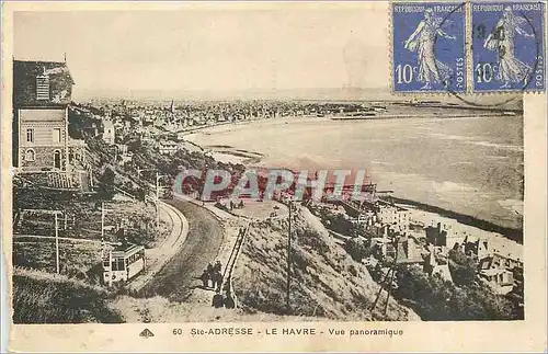 Cartes postales St Adresse Le Havre Vue Panoramique