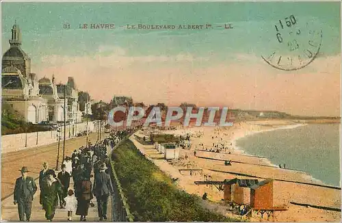 Cartes postales Le Havre Le Boulevard Albert Ier