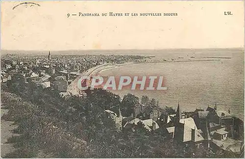 Ansichtskarte AK Panorama du Havre et les Nouvelles Digues
