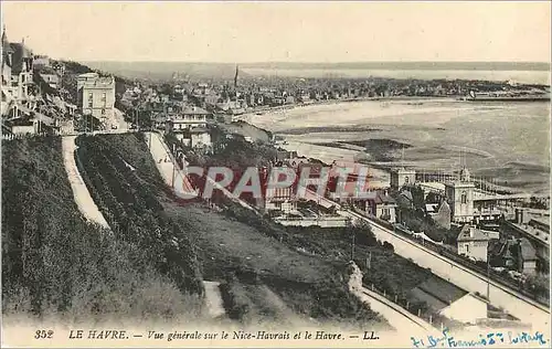 Cartes postales Le Havre Vue Generale sur le Nice Havrais et le Havre
