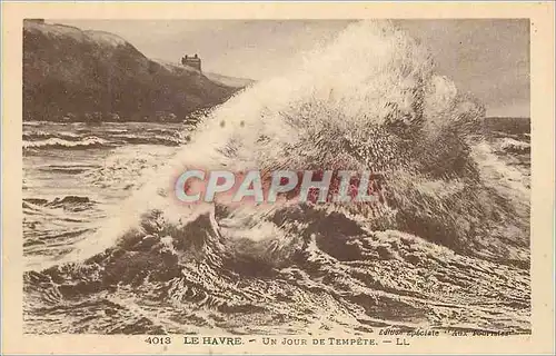 Cartes postales Le Havre Un Jour de Tempete