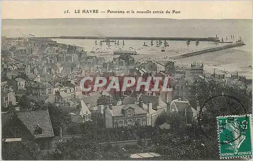 Cartes postales Le Havre Panorama et la Nouvelle entree du Port
