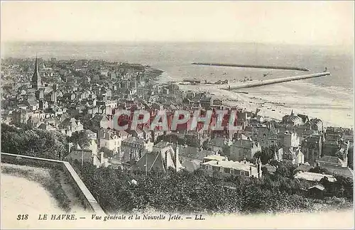 Cartes postales Le Havre Vue Generale et la Nouvelle Jetee