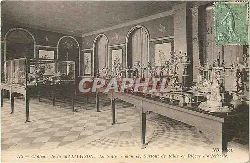 Cartes postales Chateau de Malmaison La Salle a Manger Surtout de Table et Pieces