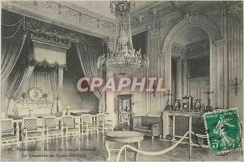 Cartes postales Versailles Palais du Grand Trianon La Chambre de Louis Philippe