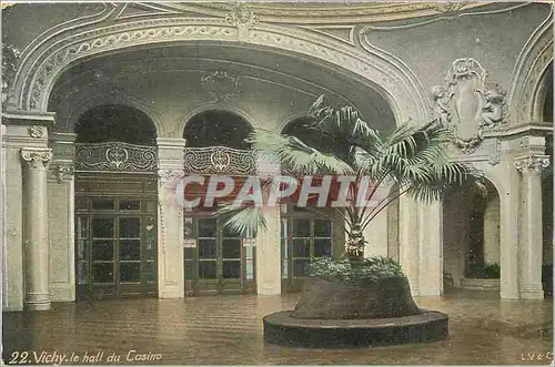 Cartes postales Vichy Le Hall du Casino