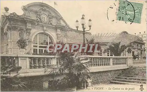 Cartes postales Vichy Le Casino vu de Profil
