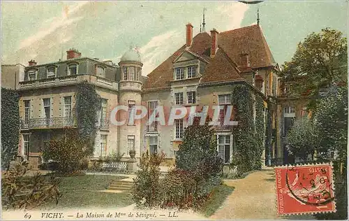 Cartes postales Vichy La Maison de Mme de Sevigne
