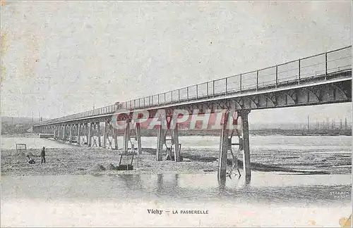 Ansichtskarte AK Vichy La Passerelle