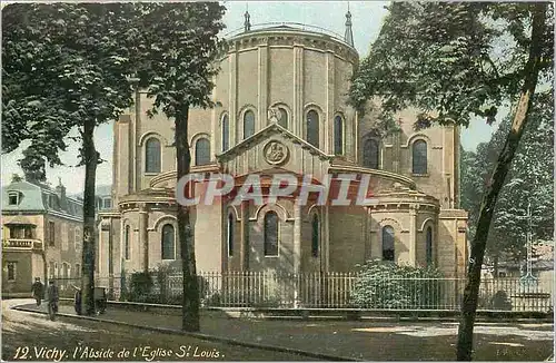 Ansichtskarte AK Vichy L'Abside de l'Eglise St Louis