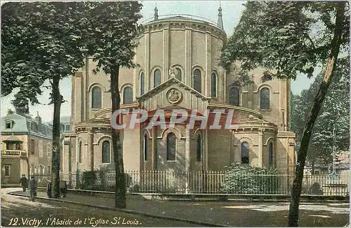 Cartes postales Vichy L'Abside de l'Eglise St Louis