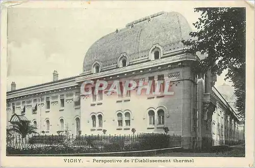 Cartes postales Vichy Perspective de l'Etablissement Thermal