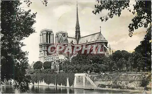 Moderne Karte Paris Notre Dame vue des Quais