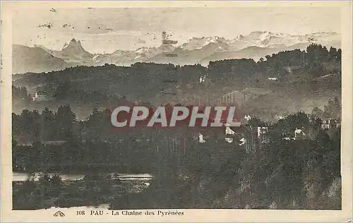 Cartes postales Pau La Chaine des Pyrenees