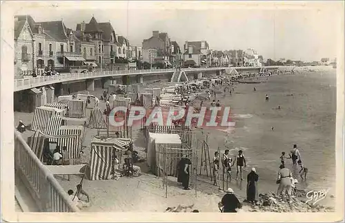 Moderne Karte Quiberon (Morbihan) La Plage