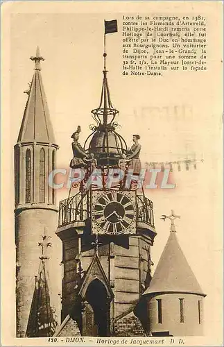 Cartes postales Dijon Horloge de Jacquemart