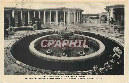 Ansichtskarte AK Deauville La Plage Fleurie Interieur des Nouveaux Bains