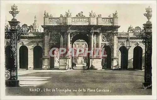 Cartes postales moderne Nancy L'Arc de Triomphe vu de la Place Carriere
