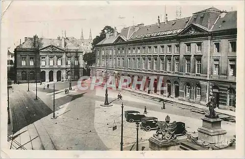 Moderne Karte Metz Place d'Armes et Hotel de Ville