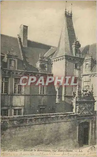 Cartes postales Vitre Hotel de Renaissance rue Notre Dame