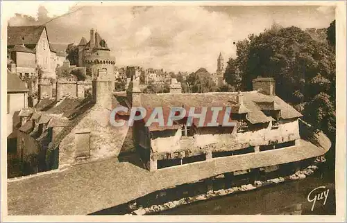 Ansichtskarte AK Vannes (Morbihan) Douve de la Garenne Vieux Lavoirs Pittoresques