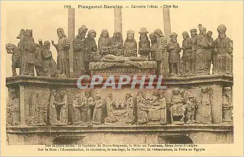 Cartes postales Plougastel Daoulas Calvaire (1602) Cote Est